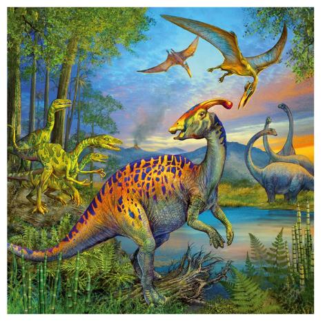 Dinosaur Fascination 3 x 49pc Jigsaw Puzzles Extra Image 3